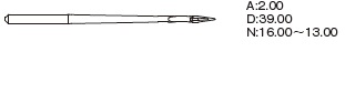 Игла Organ Needles DPx17 № 80/12
