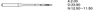 Игла Organ Needles DPx5 SPI (134SPI / 135x5SPI) № 110/18